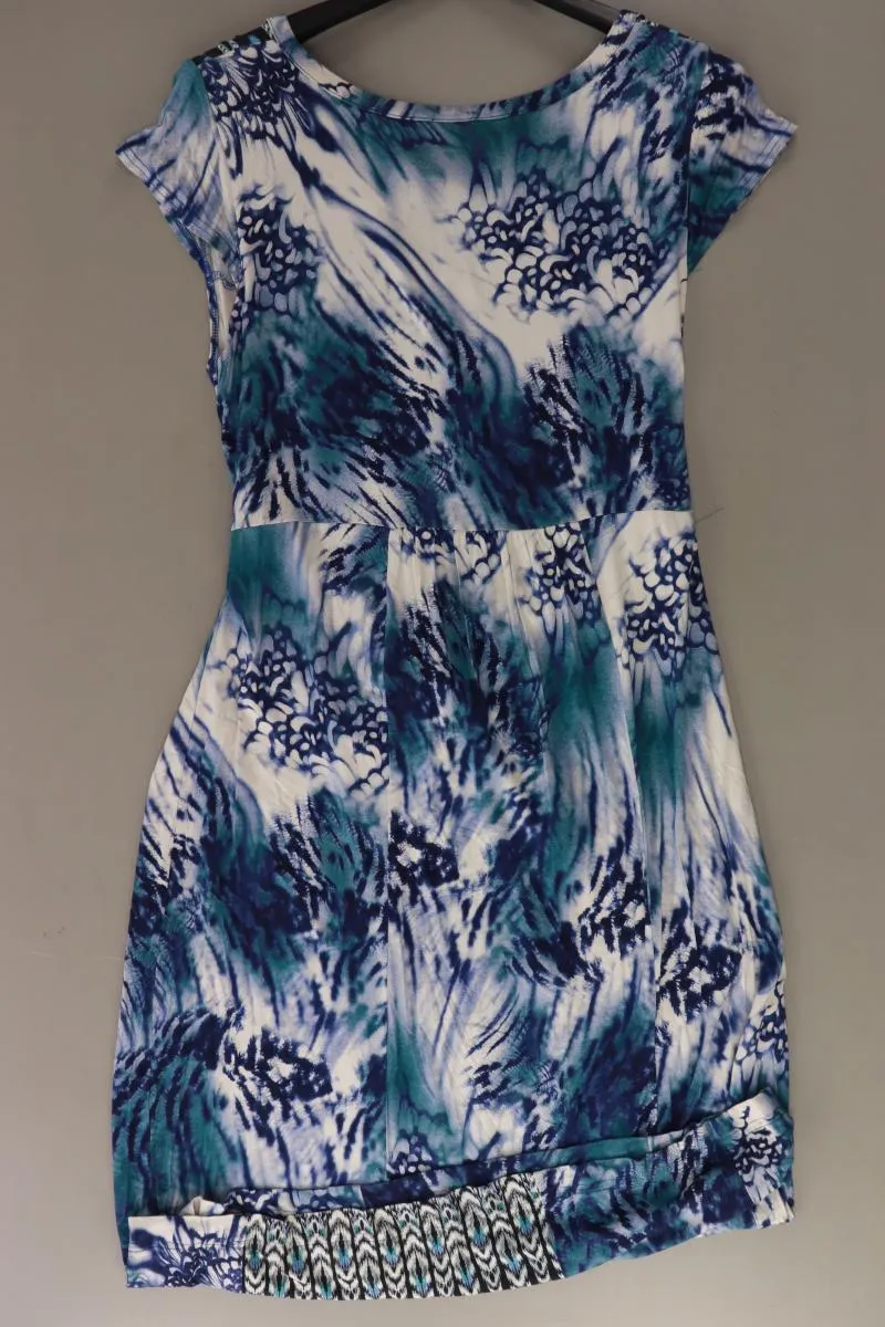 Bon'a Parte Jerseykleid Gr. L mit Gürtel Kurzarm blau