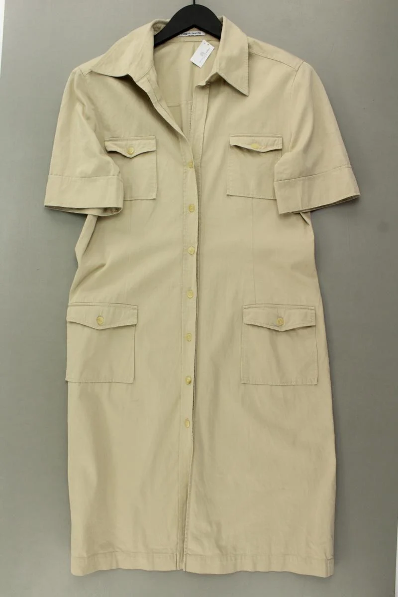 Joseph Janard Polokleid Gr. 38 Kurzarm creme aus Baumwolle