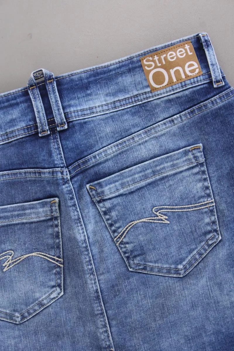 Street One Jeansrock Gr. 36 neuwertig blau