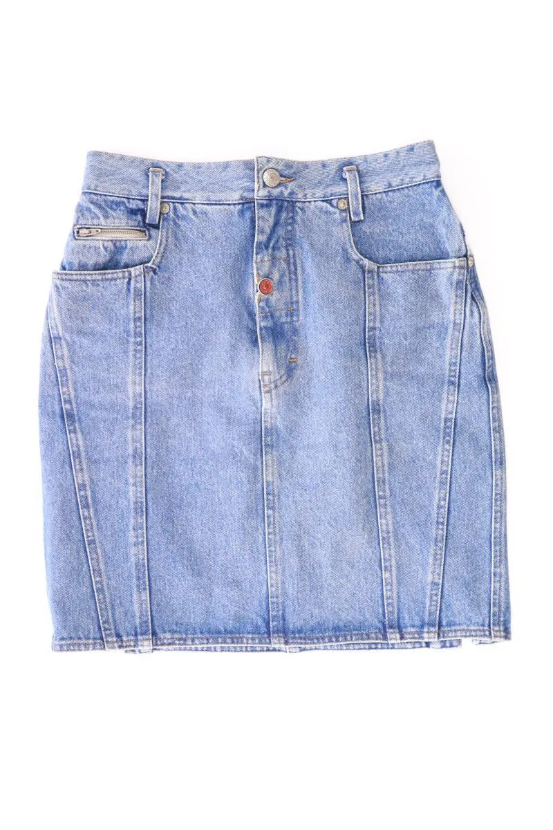 Red Button Jeansrock Gr. XS blau aus Baumwolle