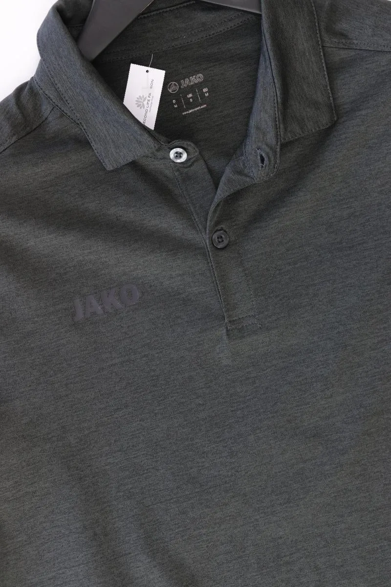 Jako Poloshirt für Herren Gr. M Kurzarm grau aus Polyester