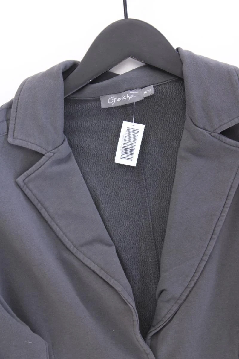 Geisha Jerseyblazer Gr. 38 neuwertig grau aus Baumwolle