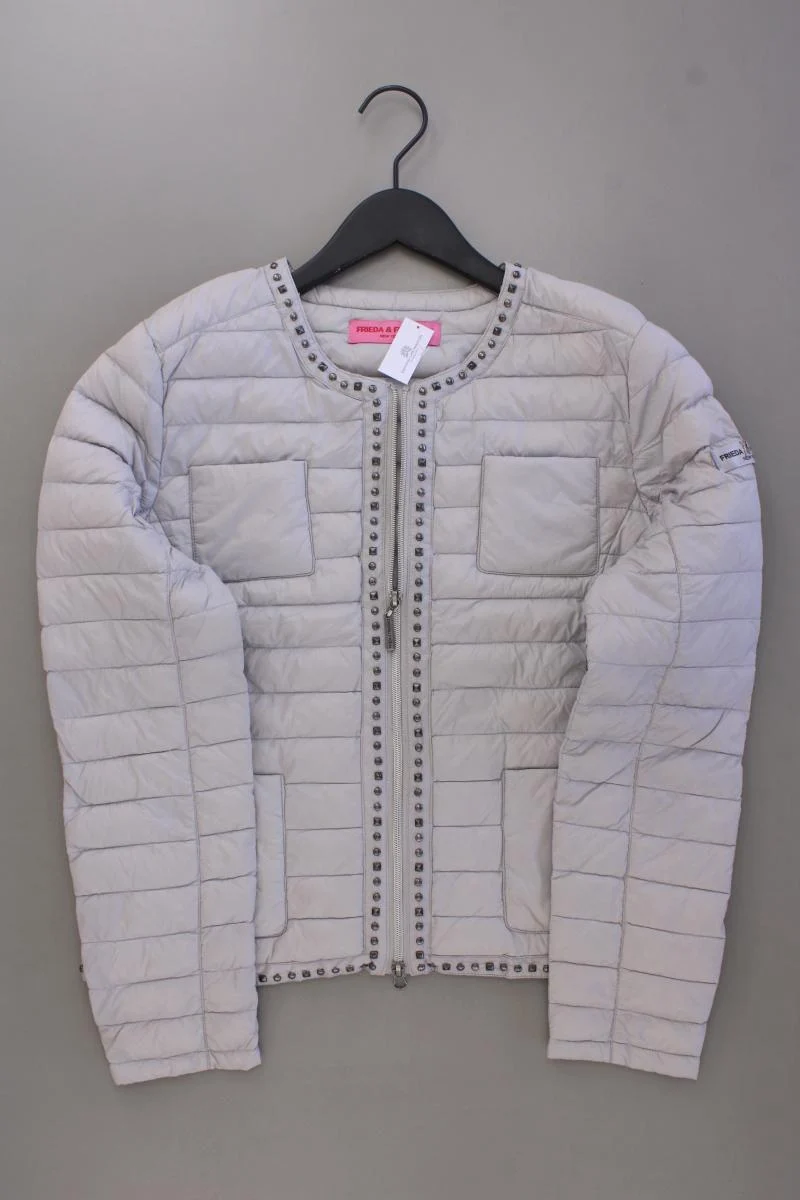 Frieda&Freddies Leichte Steppjacke Gr. 40 neuwertig grau aus Polyamid