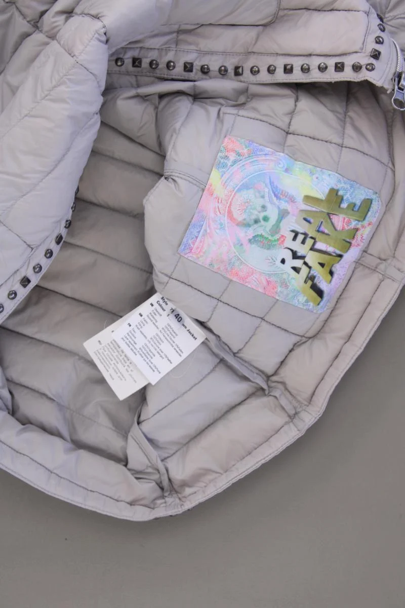 Frieda&Freddies Leichte Steppjacke Gr. 40 neuwertig grau aus Polyamid