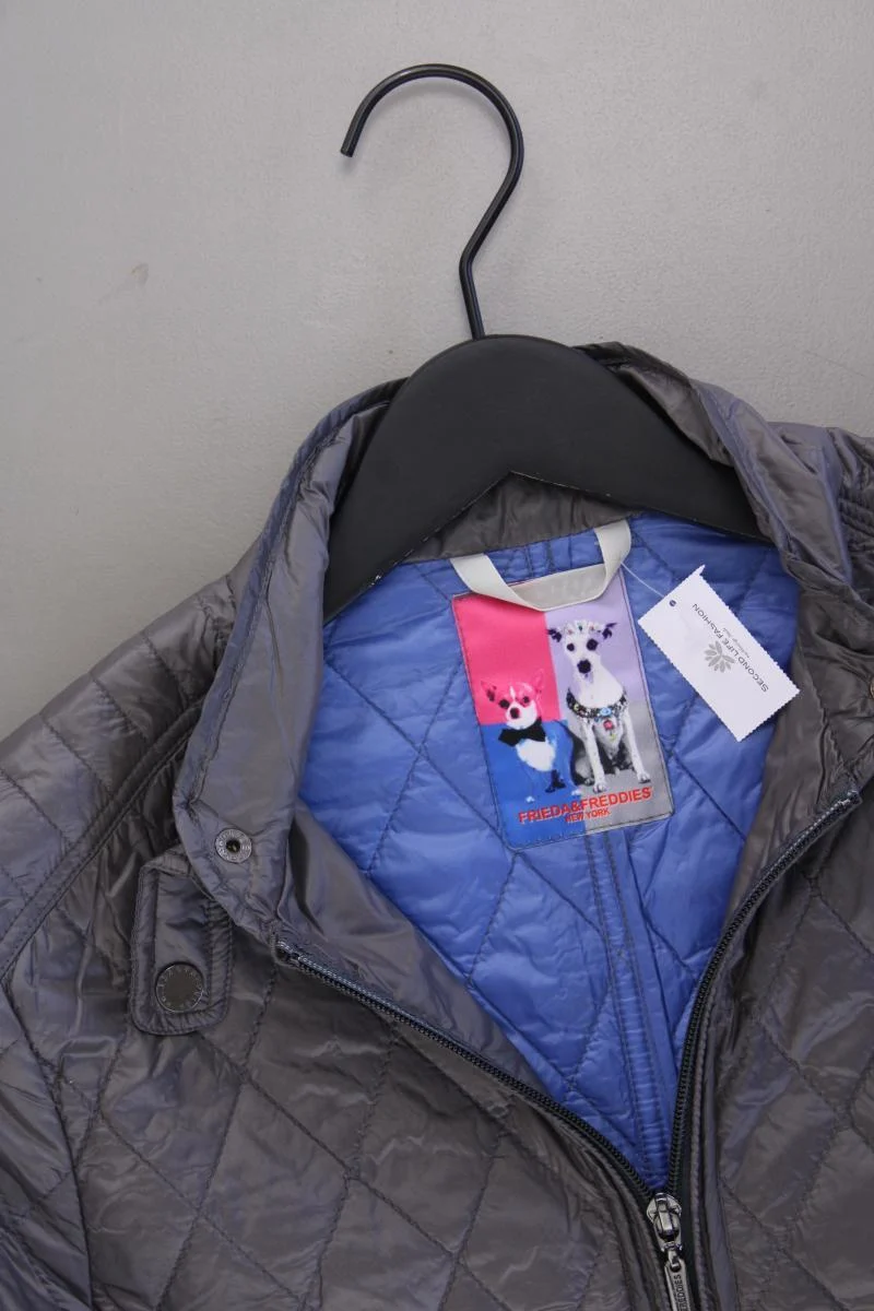 Frieda&Freddies Dünne Steppjacke Gr. 38 neuwertig grau aus Polyamid