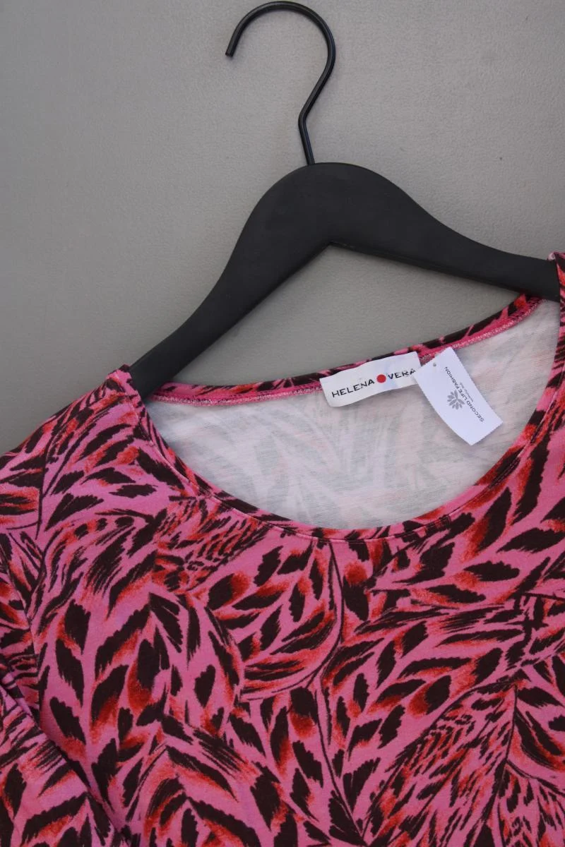 Helena Vera Printshirt Gr. 44 Kurzarm pink aus Viskose