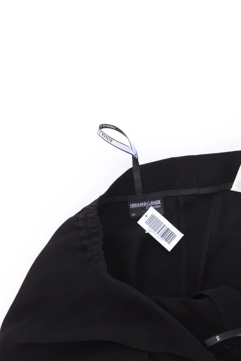 Hermann Lange Stoffhose Gr. 44 schwarz aus Polyester