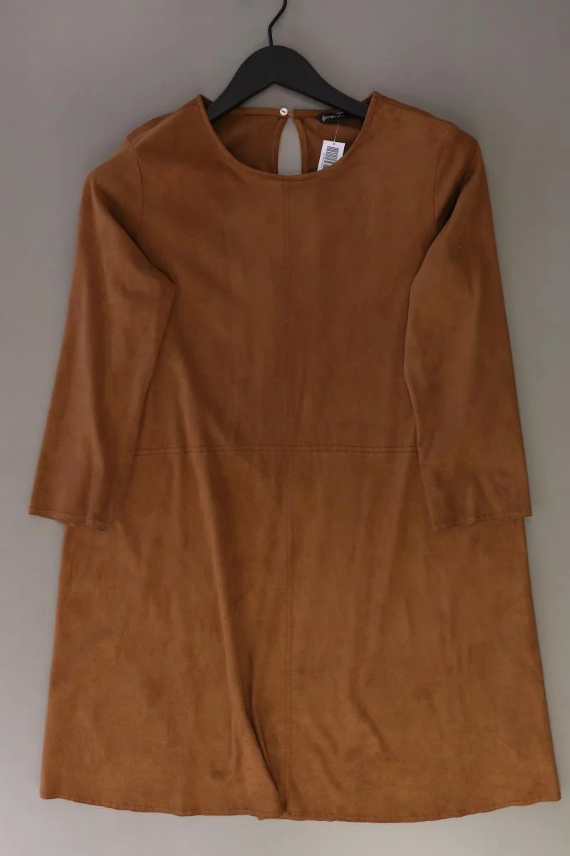 Stradivarius Midikleid Gr. M 3/4 Ärmel braun aus Polyester