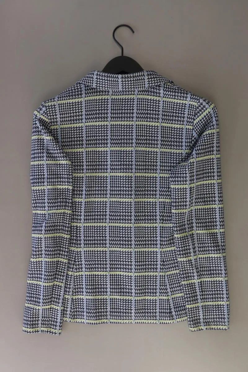 Street One Jerseyblazer Gr. 38 hahnentritt blau aus Baumwolle