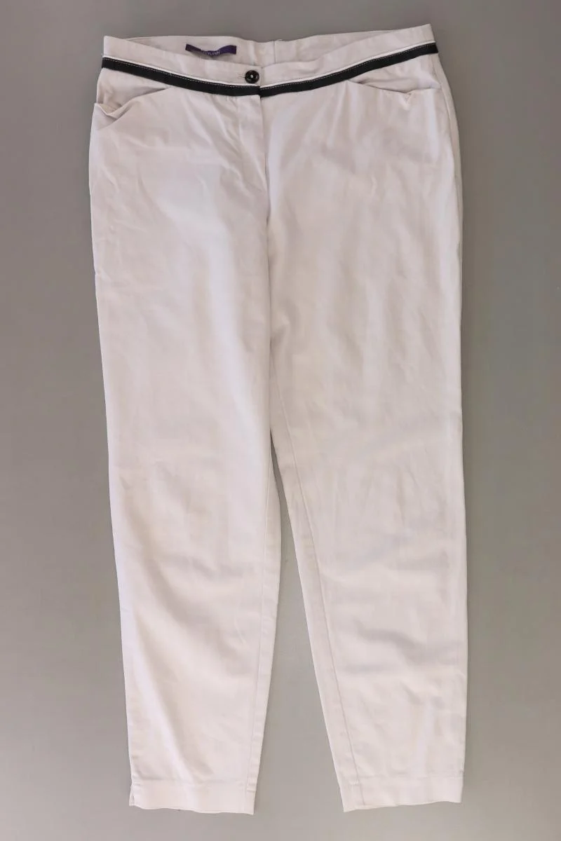 Laurèl Stoffhose Gr. 40 creme aus Baumwolle