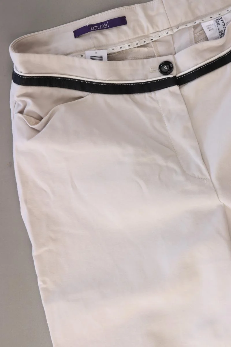 Laurèl Stoffhose Gr. 40 creme aus Baumwolle