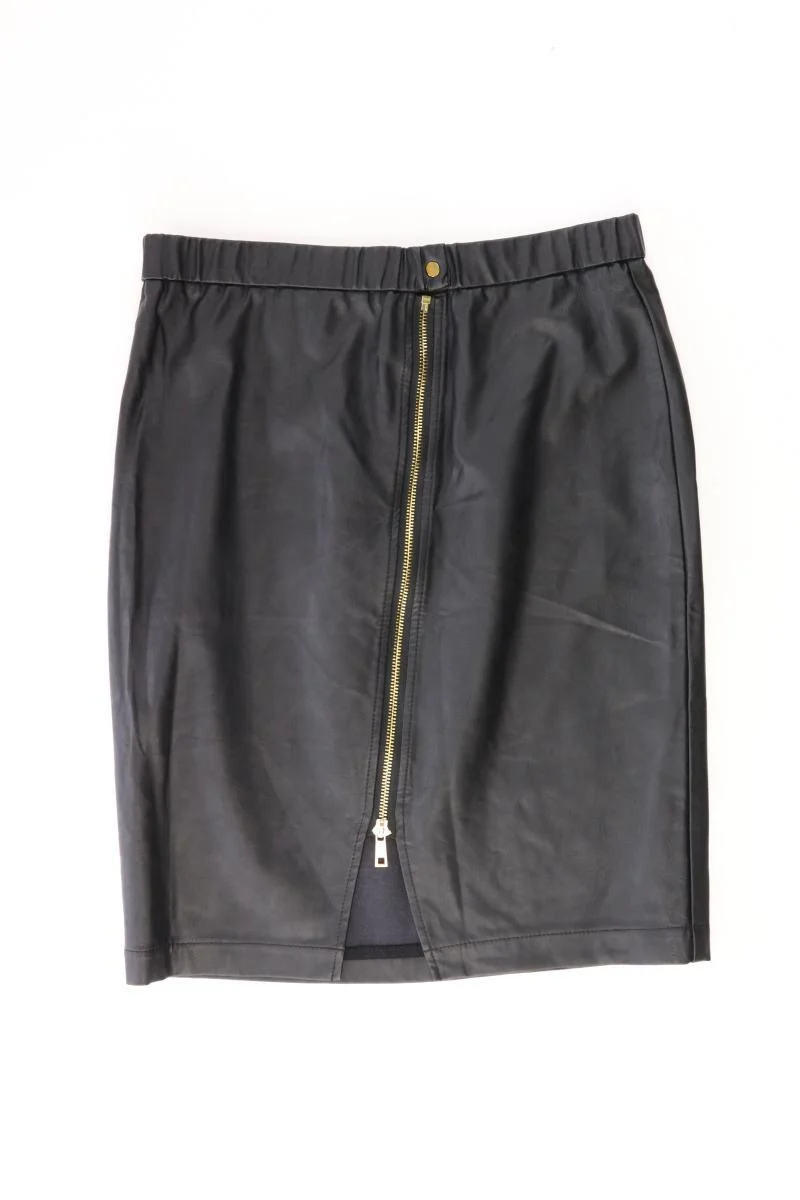 Tom Tailor Kunstlederrock Gr. 36 schwarz