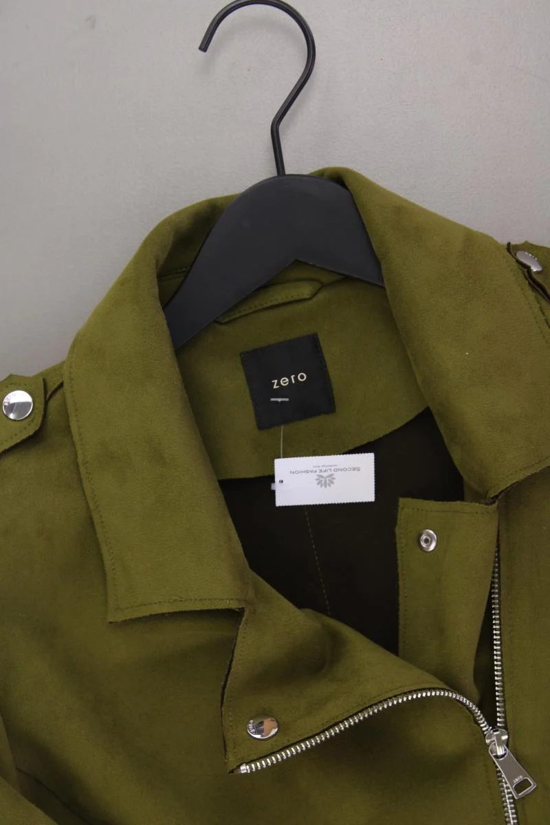 Zero Classic Jacke Gr. 44 neuwertig grün aus Polyester