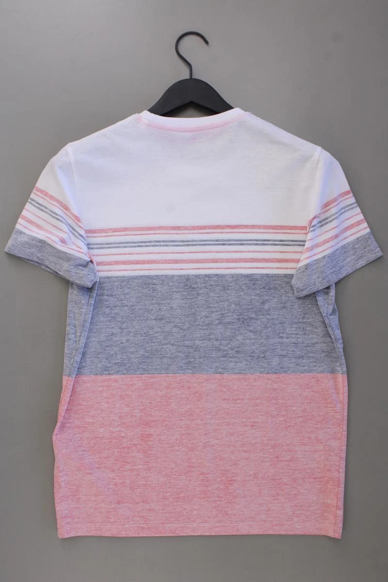 Tom Tailor T-Shirt für Herren Gr. S Kurzarm mehrfarbig aus Baumwolle