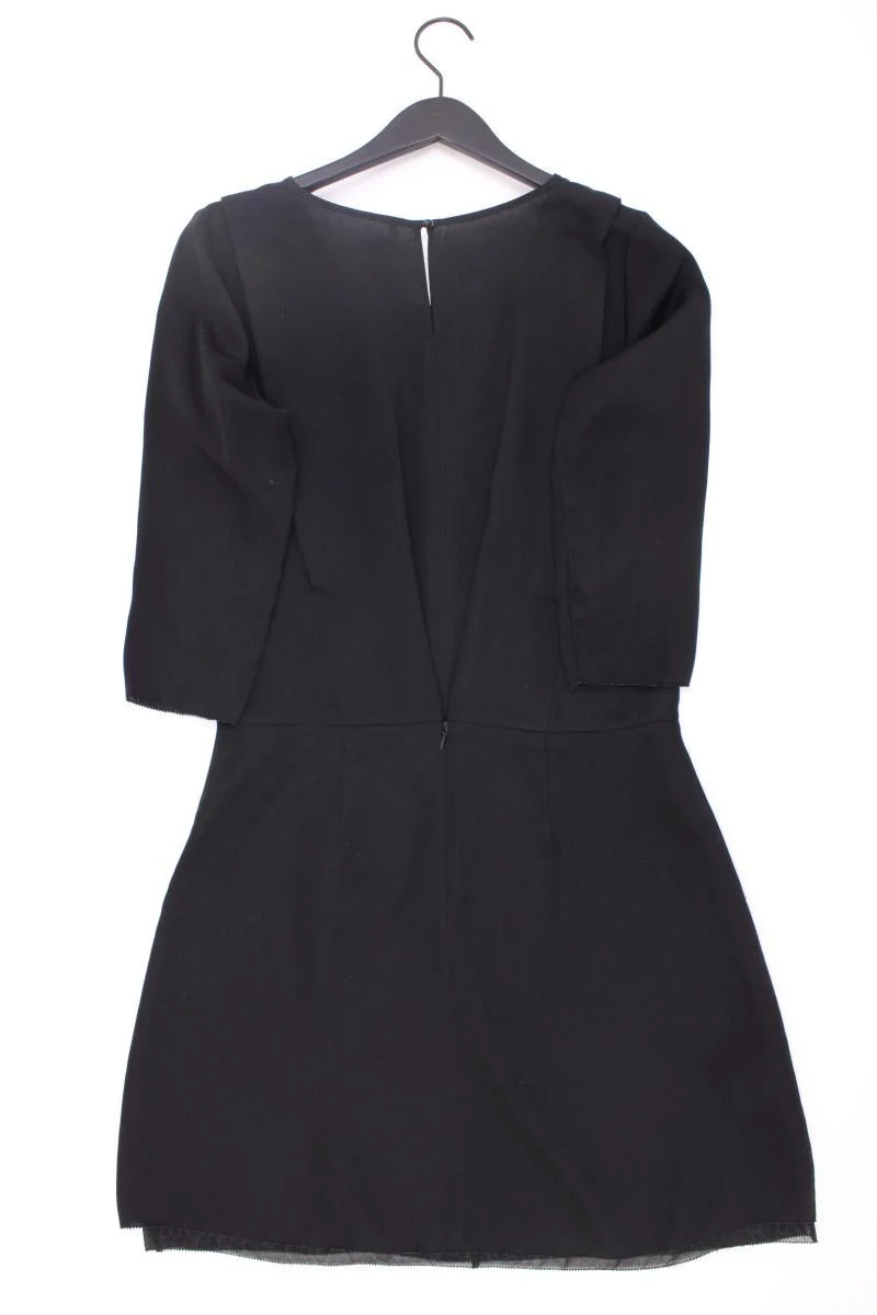 BOSS Orange Abendkleid Gr. 38 3/4 Ärmel schwarz aus Polyester