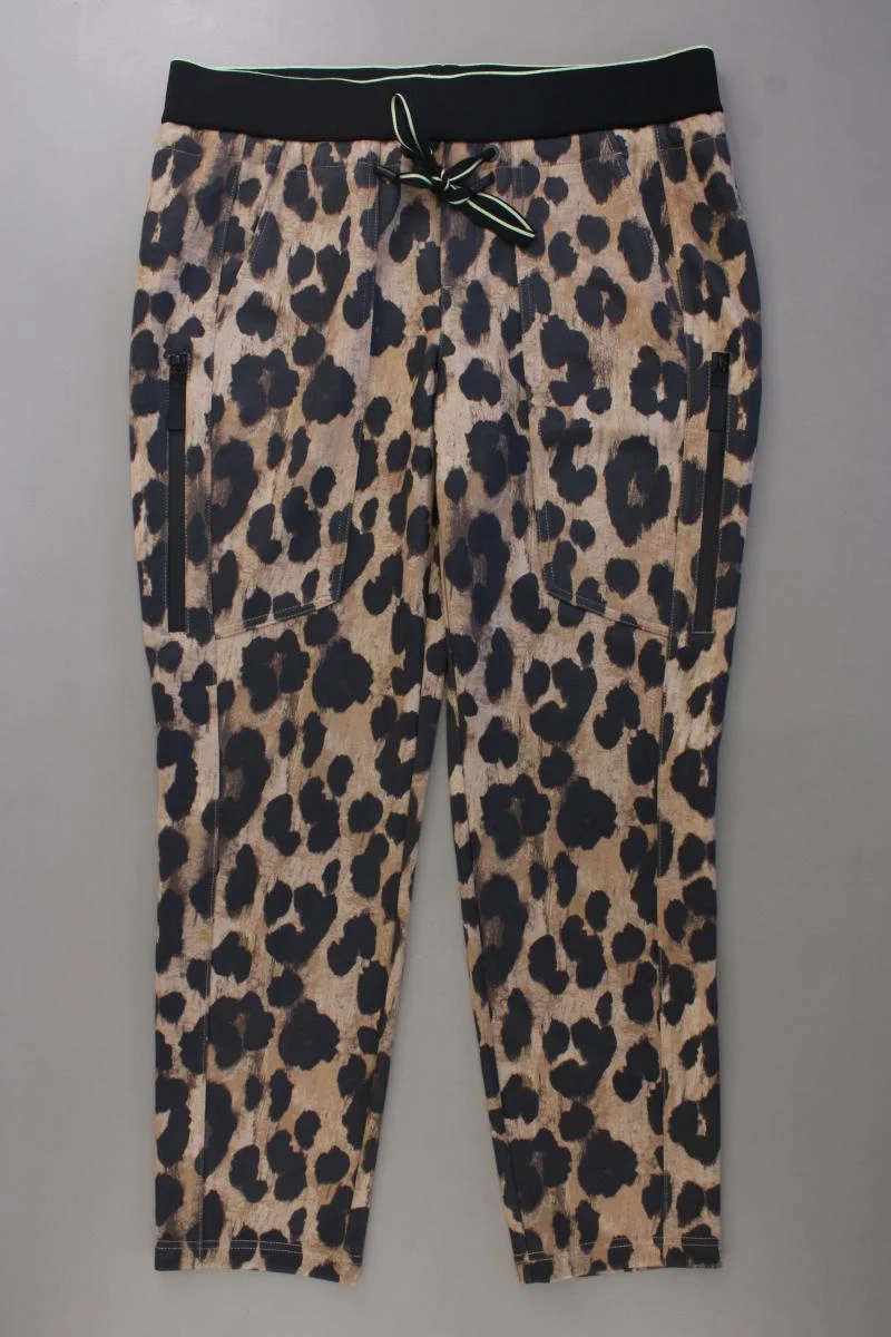 Street One Stoffhose Gr. 46 mit Tierdruck braun