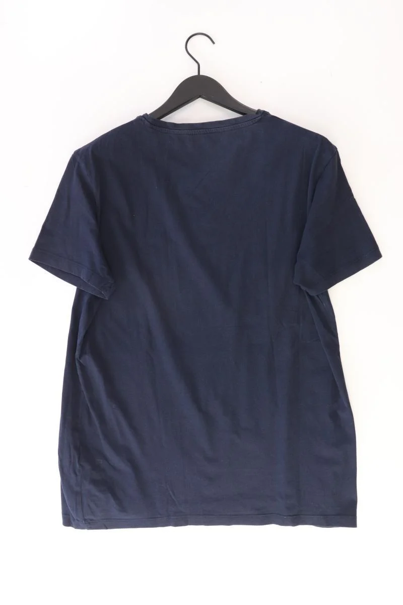 Tom Tailor (Denim) Printshirt für Herren Gr. XXL Kurzarm blau aus Baumwolle
