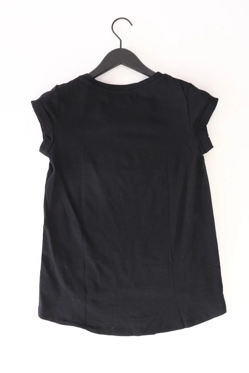 edc by Esprit Printshirt Gr. XS Kurzarm schwarz aus Baumwolle
