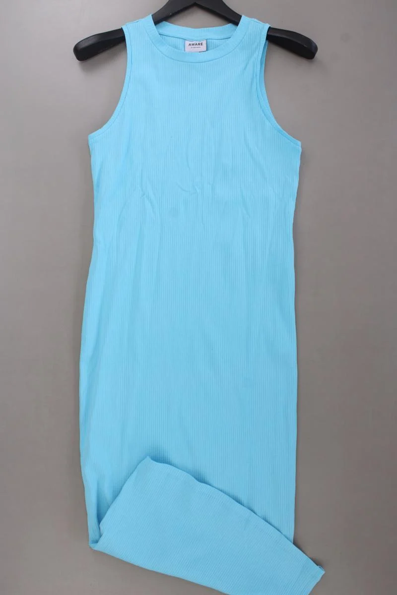 Aware by Vero Moda Maxikleid Gr. L Träger türkis aus Baumwolle
