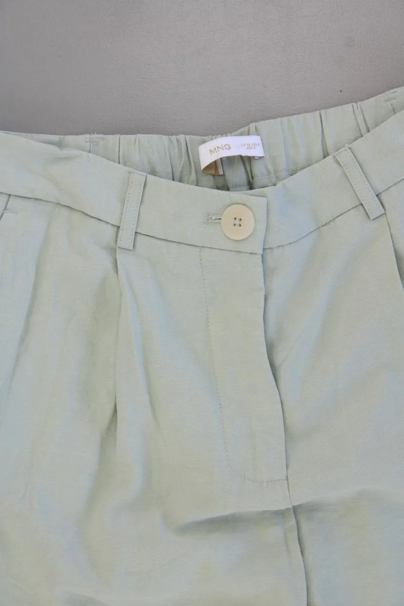 Mango Stoffhose Gr. 38 grün aus Viskose