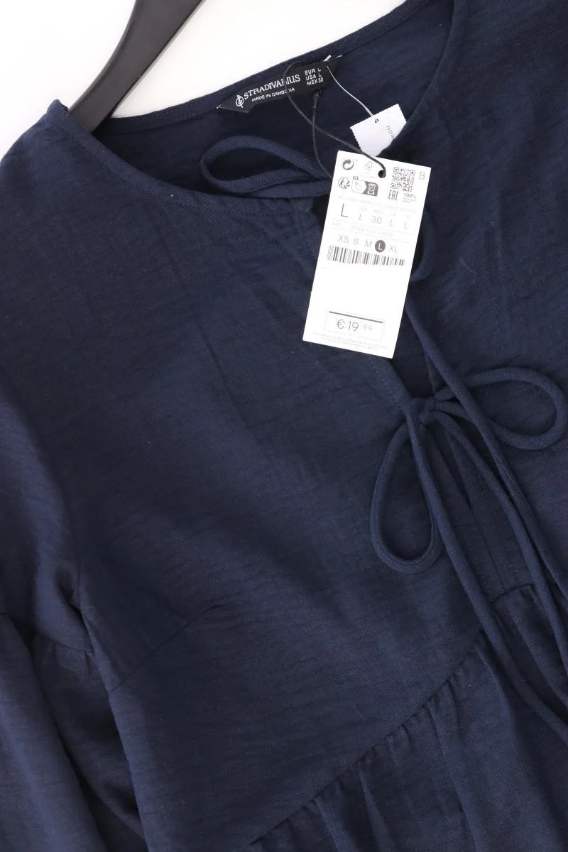Stradivarius Langarmkleid Gr. L neu mit Etikett Neupreis: 19,99€! blau