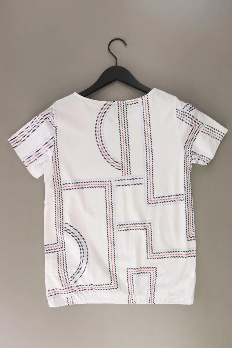 Kenny S. Printshirt Gr. 36 Kurzarm weiß aus Baumwolle