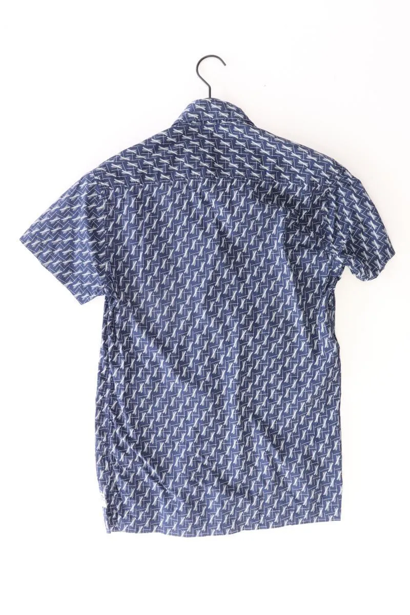 Jack & Jones Kurzarmhemd für Herren Gr. S blau aus Baumwolle