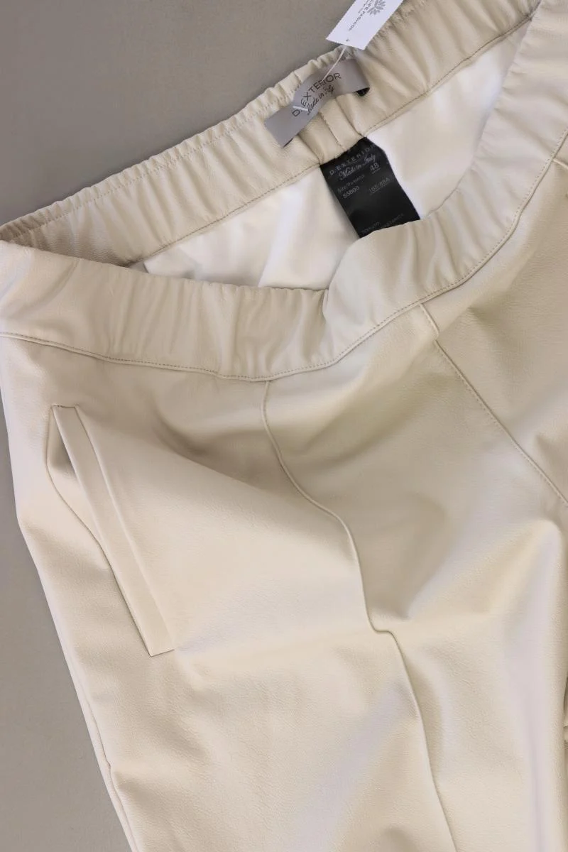D.Exterior Stoffhose Gr. IT 48 (L) creme aus Polyurethan