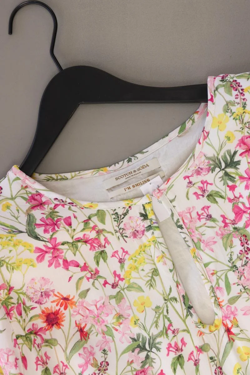 Scotch & Soda Langarmkleid Gr. M mit Blumenmuster mehrfarbig