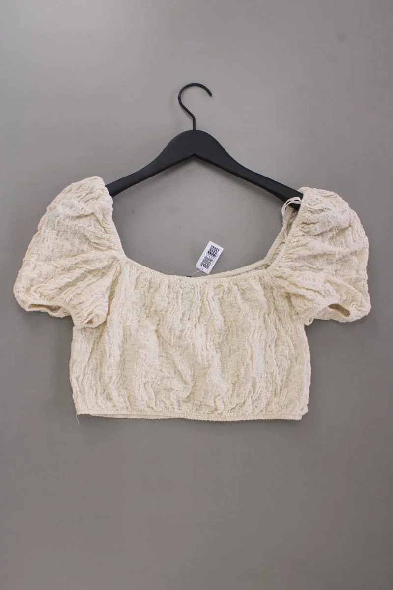 Zara Crop Top Gr. L creme