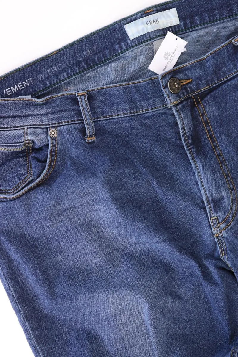 Brax Straight Jeans für Herren Gr. 58 blau aus Baumwolle