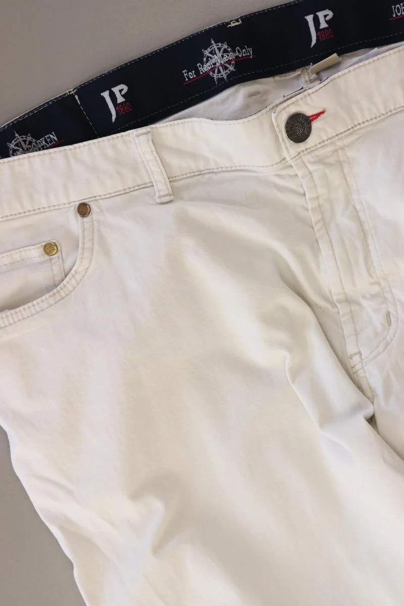 JP1880 Straight Jeans für Herren Gr. W60 creme aus Baumwolle