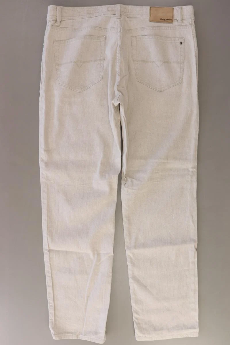 Pierre Cardin Straight Jeans für Herren Gr. Kurzgröße 27 creme aus Leinen