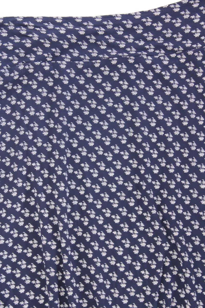 Tom Tailor Stretchrock Gr. 38 blau aus Viskose