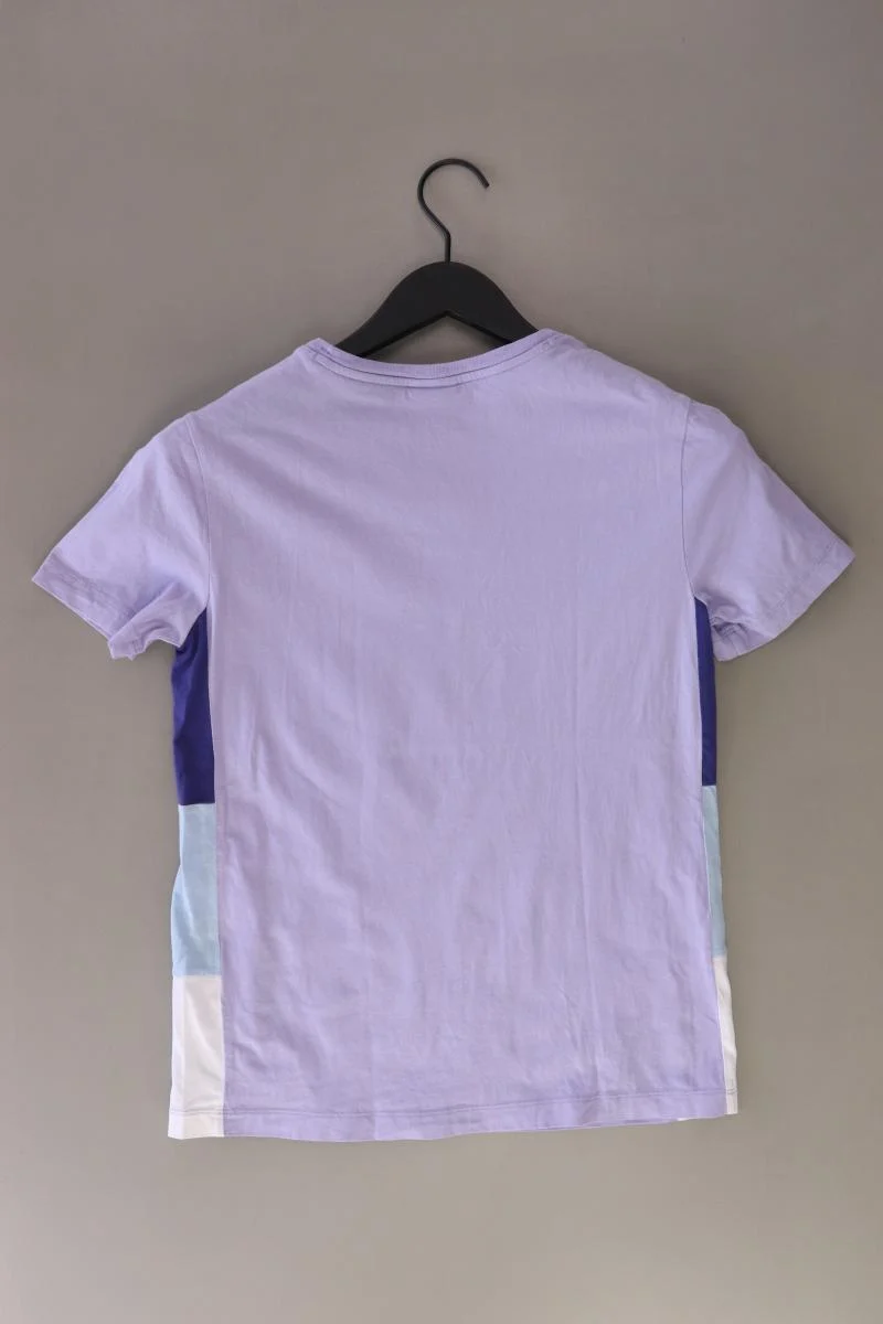 Champion T-Shirt Gr. M Kurzarm lila aus Baumwolle