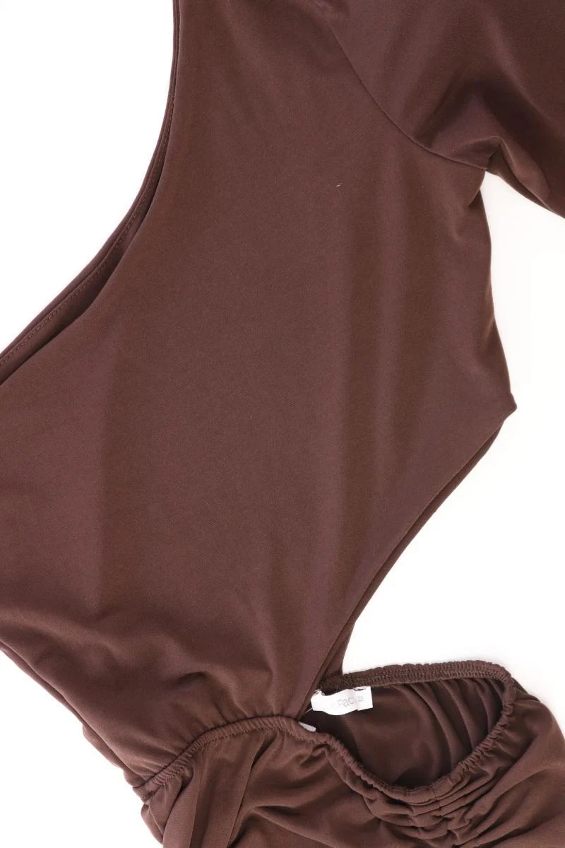 Defact Schlauchkleid mit Cut Outs Gr. M 3/4 Ärmel braun aus Polyester