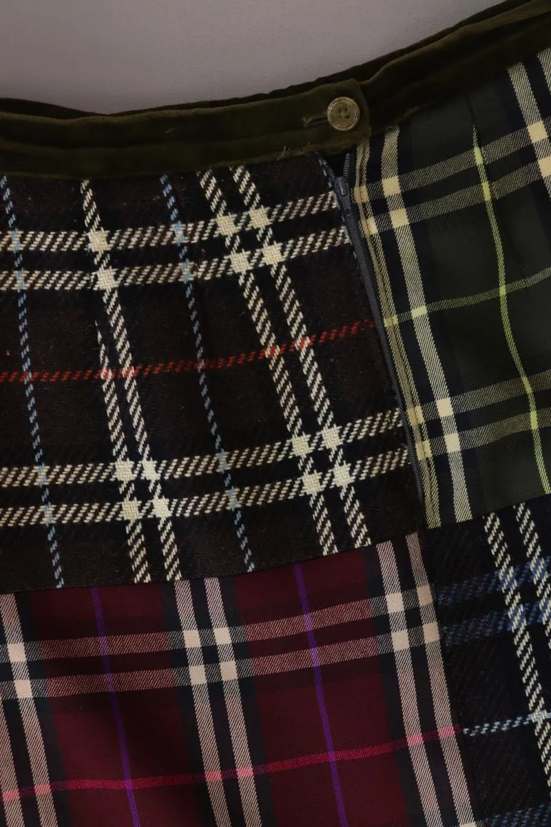 Burberry Midirock Gr. S kariert mehrfarbig