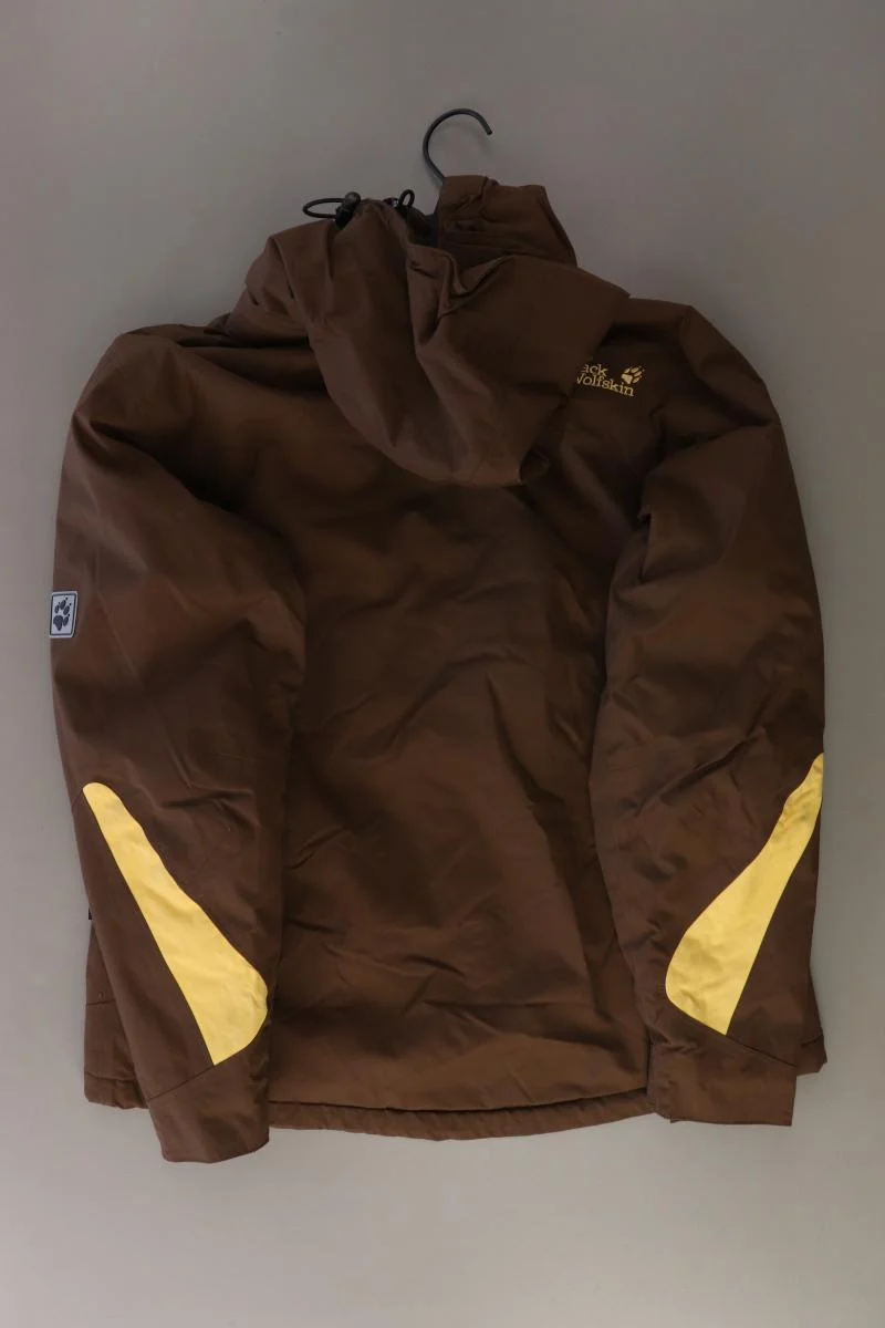 Jack Wolfskin Kapuzenjacke Gr. M braun aus Polyester