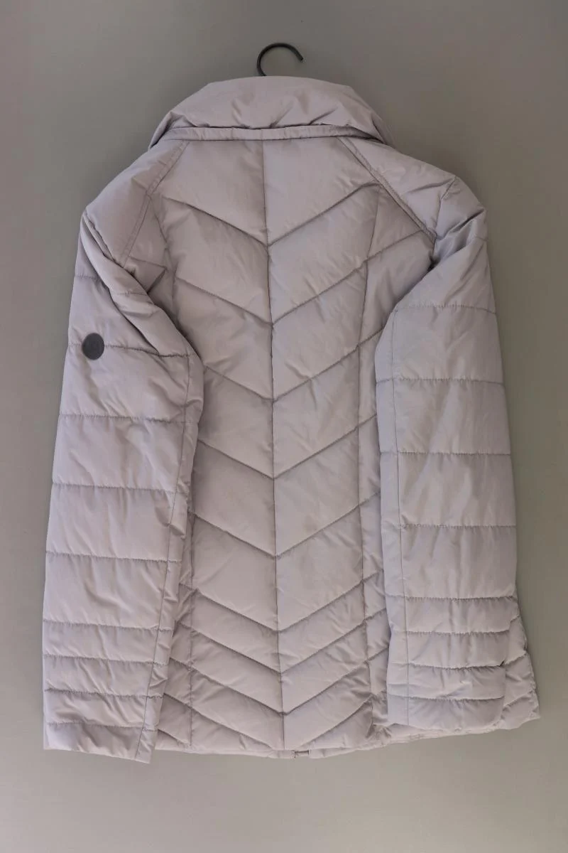 BARBARA LEBEK Winterjacke Gr. 40 grau aus Polyester