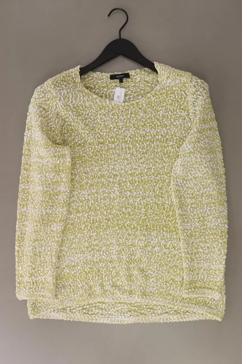 Bonita Feinstrickpullover Gr. L grün aus Polyester