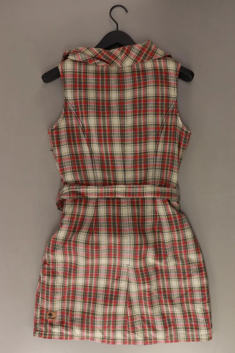 Khujo Midikleid Gr. L kariert Ärmellos rot