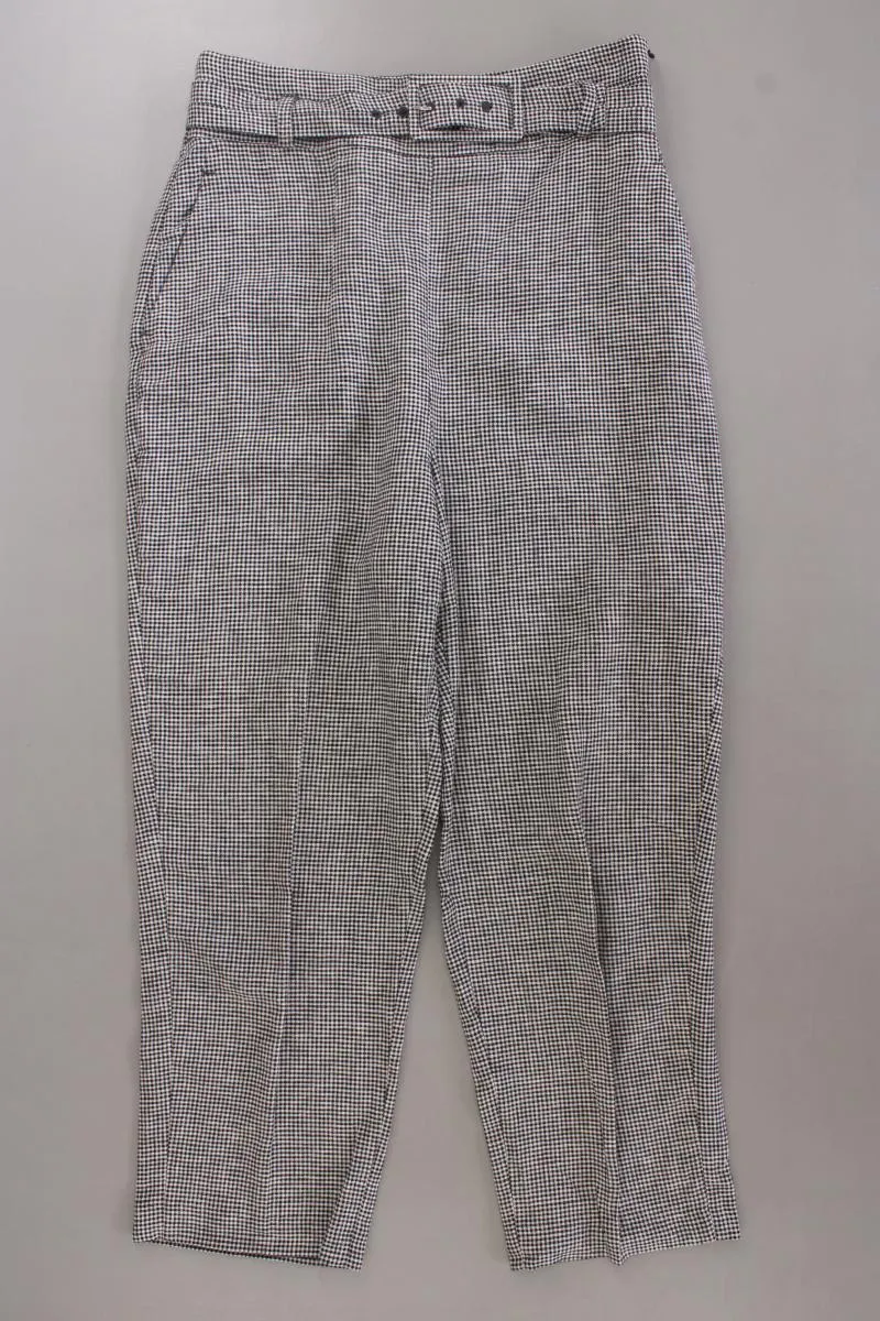 Zara Stoffhose Gr. L hahnentritt grau