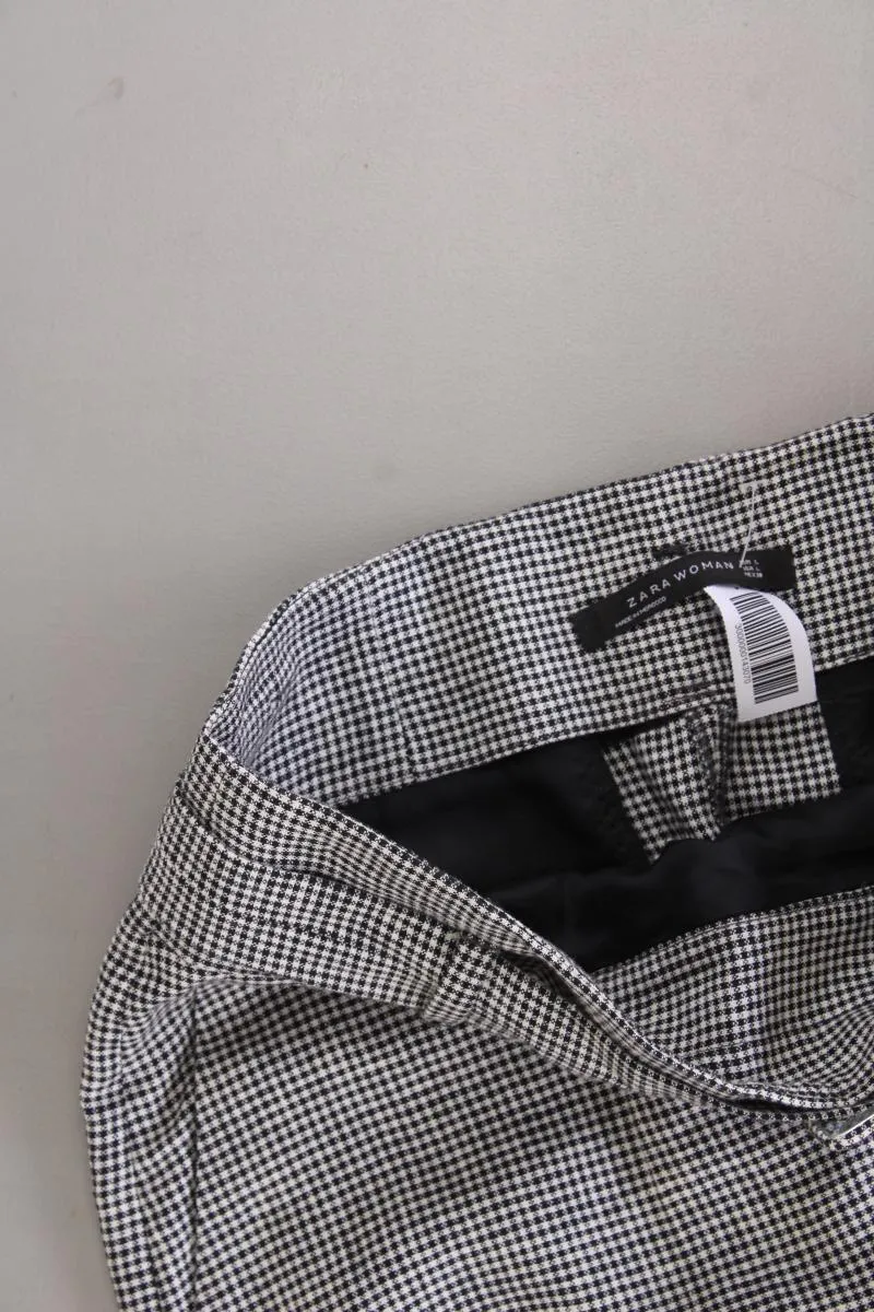 Zara Stoffhose Gr. L hahnentritt grau