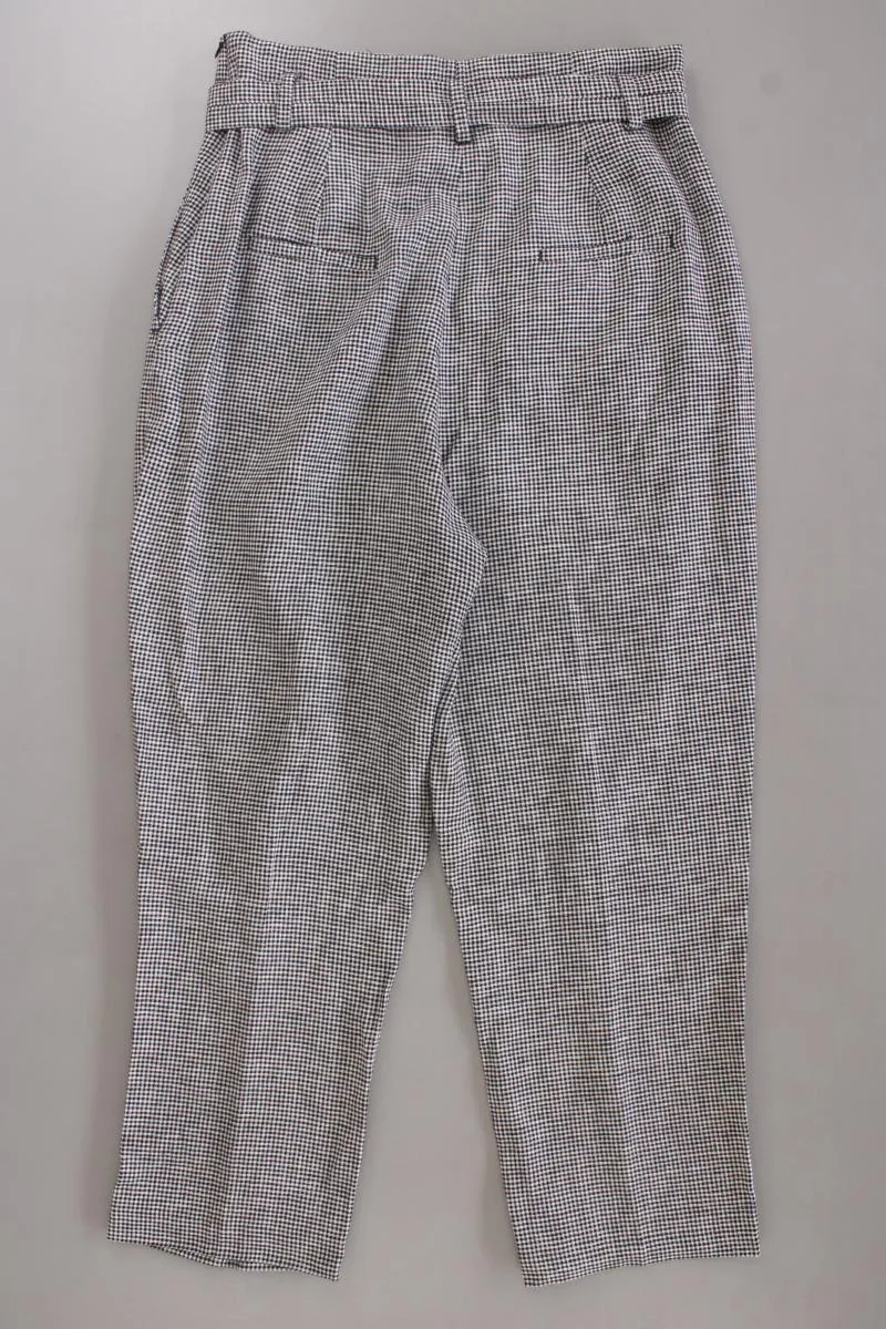 Zara Stoffhose Gr. L hahnentritt grau