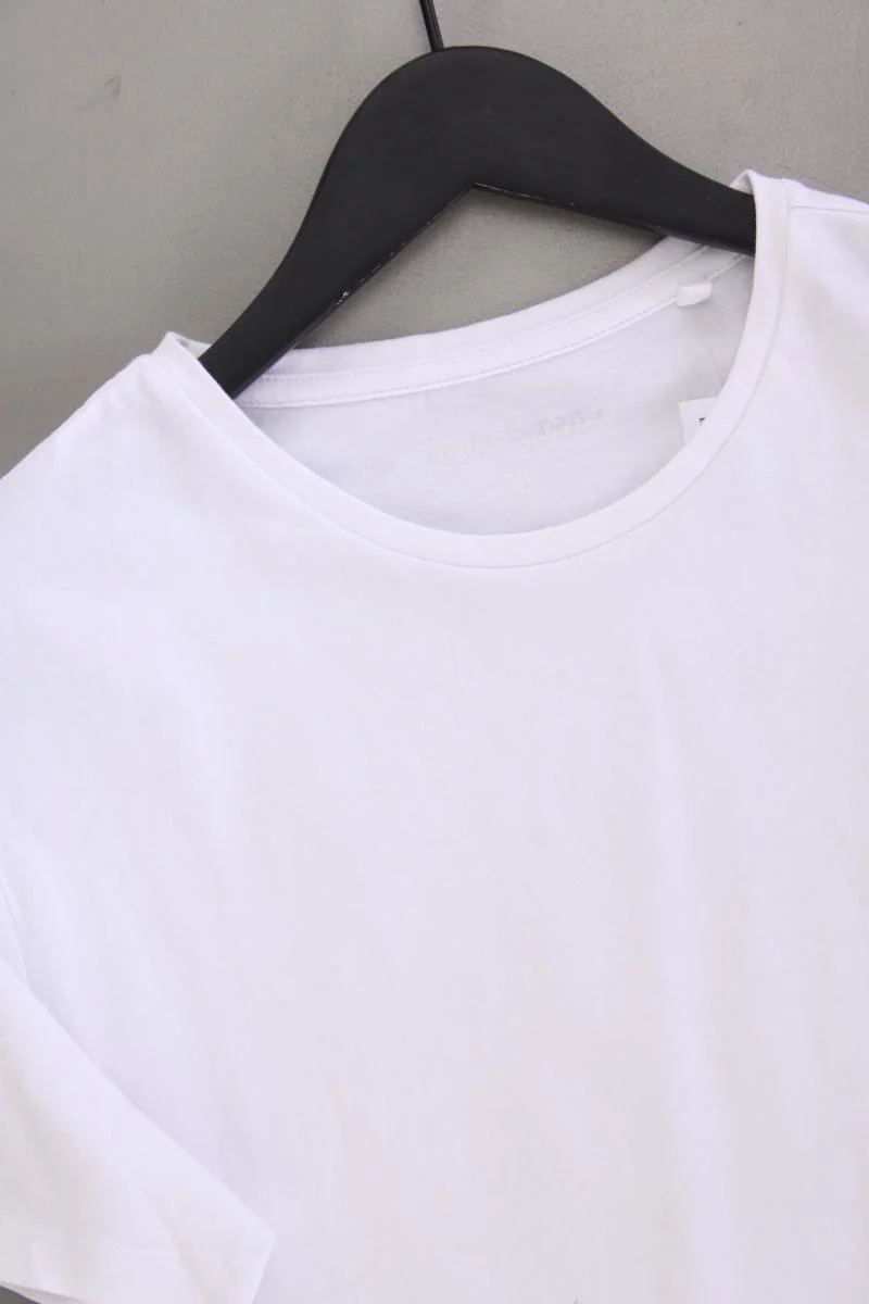 Bruno Banani T-Shirt für Herren Gr. XL Kurzarm weiß aus Baumwolle