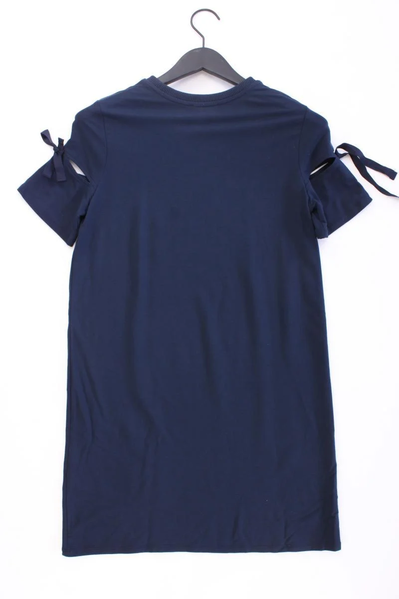 edc by Esprit Jerseykleid Gr. M neuwertig Kurzarm blau aus Viskose