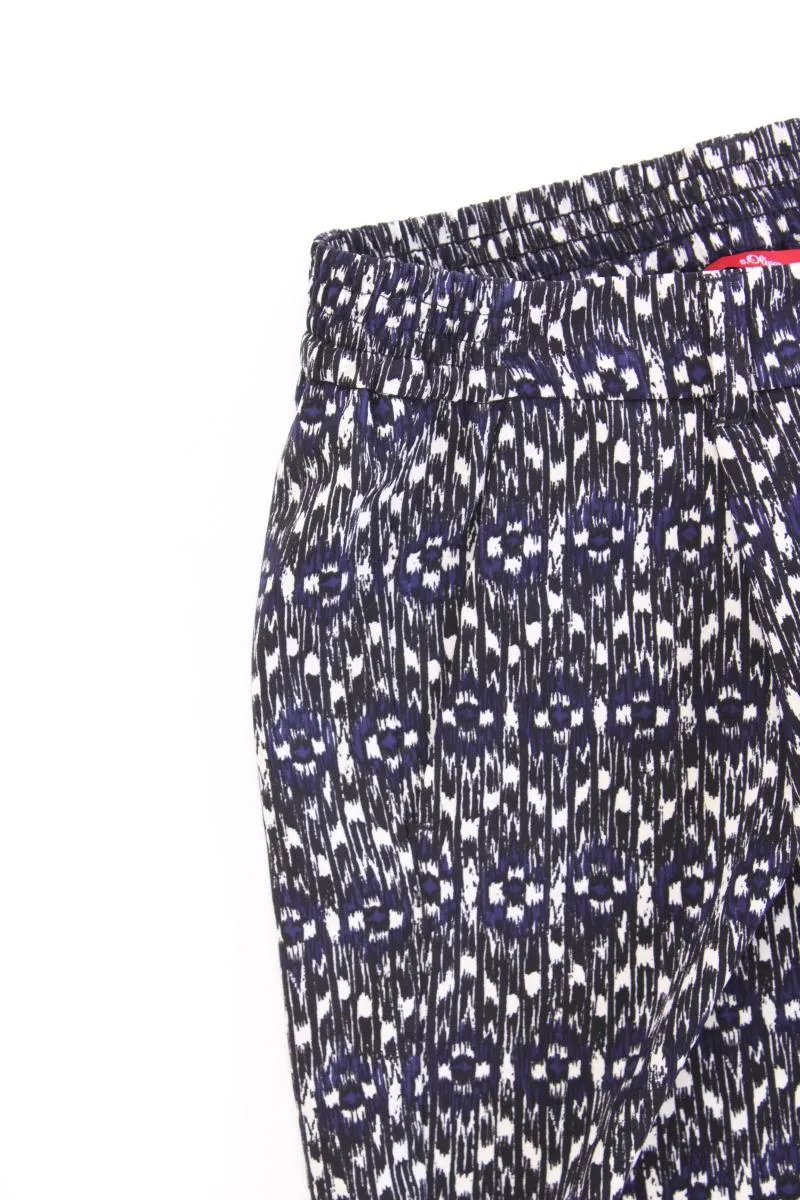 s.Oliver Stoffhose Gr. 38 neuwertig blau aus Polyester