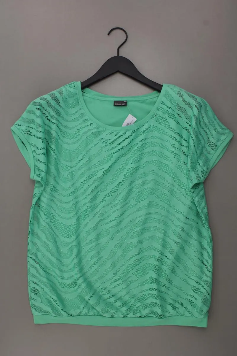 BARBARA LEBEK T-Shirt Gr. 42 Kurzarm grün