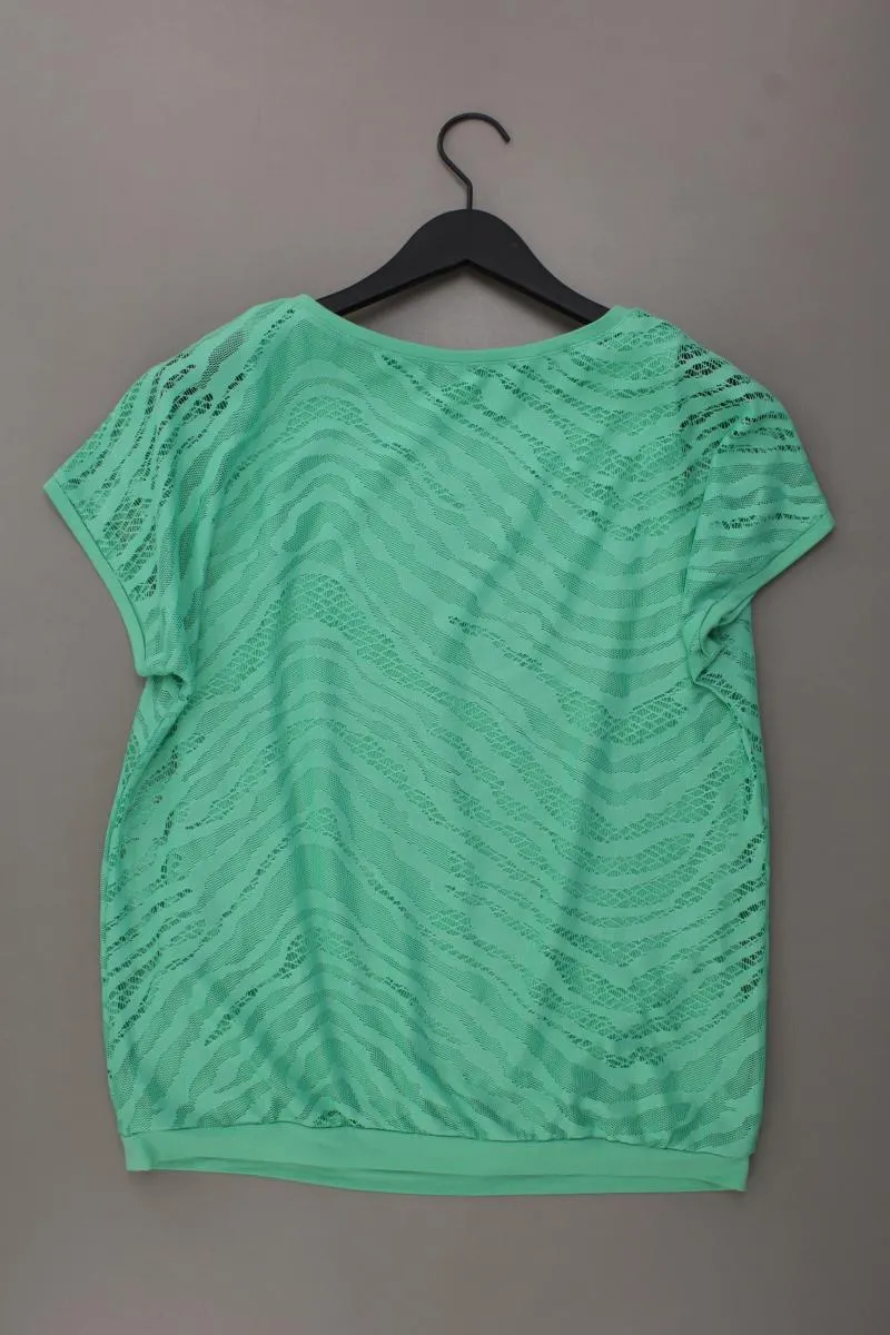 BARBARA LEBEK T-Shirt Gr. 42 Kurzarm grün