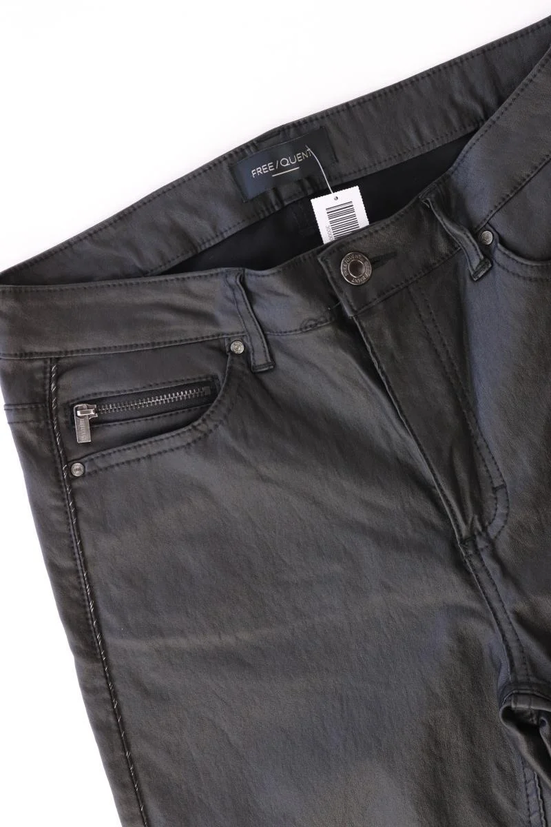 Free/Quent Kunstlederhose Gr. W28 schwarz aus Viskose